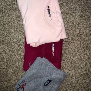 hollister long sleeve shirts bundle